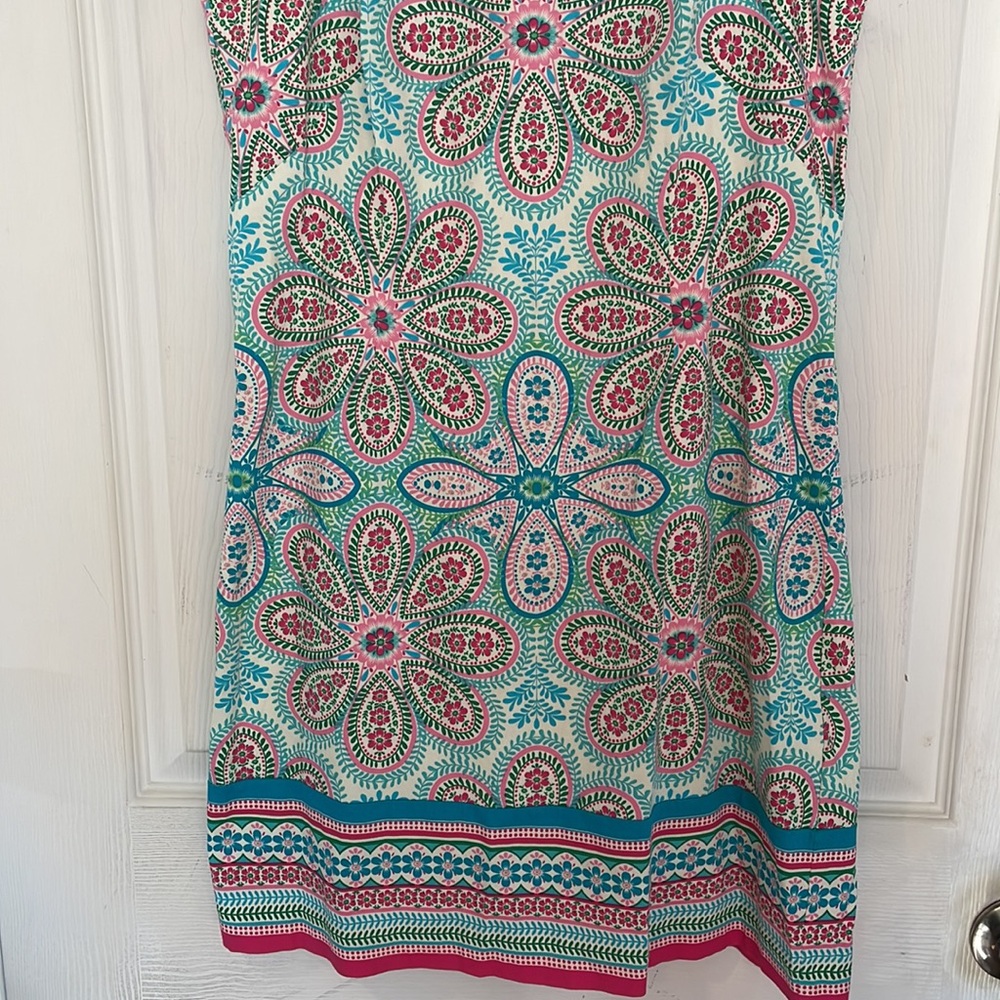 London Times Size 6 Floral Sleeveless Dress - Picture 2 of 10